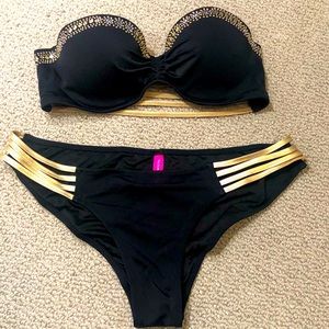 Victoria’s Secret strapless bikini swim women